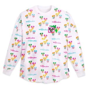 NWOT Walt Disney World 50th Anniversary Mickey Balloons Spirit Jersey Small